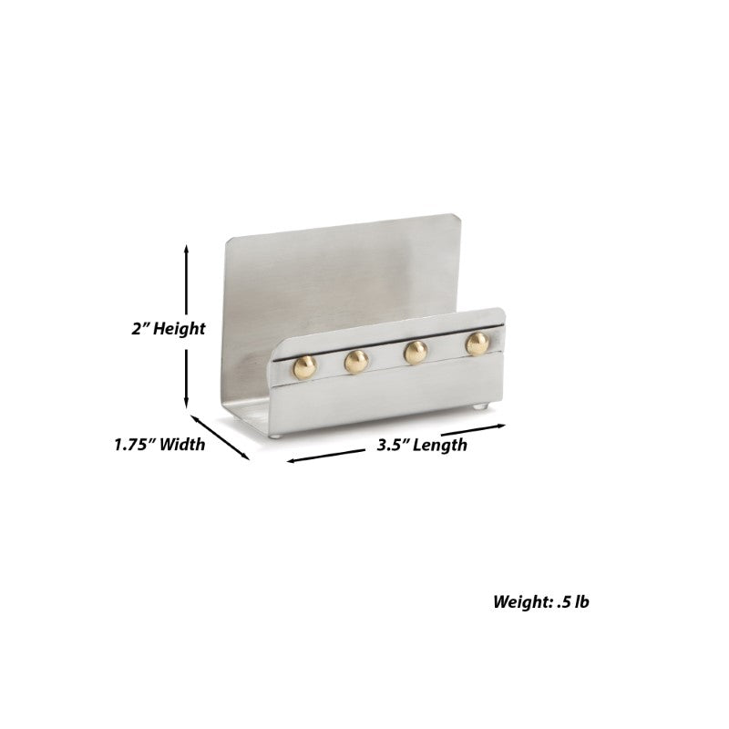 Rivets Business Card Holder