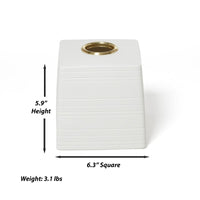 Dubai Tissue Cover (brass trim)