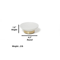 Dubai Soap Dish (brass trim)