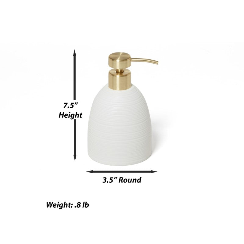 Dubai 4 pc bathroom accessory set (brass trim)