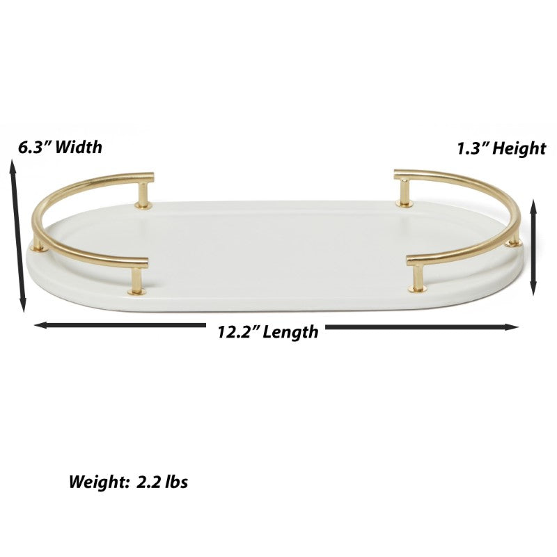 Dubai 4 pc bathroom accessory set (brass trim)