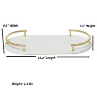 Dubai 4 pc bathroom accessory set (brass trim)