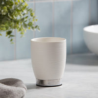 Dubai Ceramic Tumbler (shiny stainless steel trim)