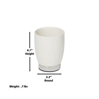 Dubai Ceramic Tumbler (shiny stainless steel trim)