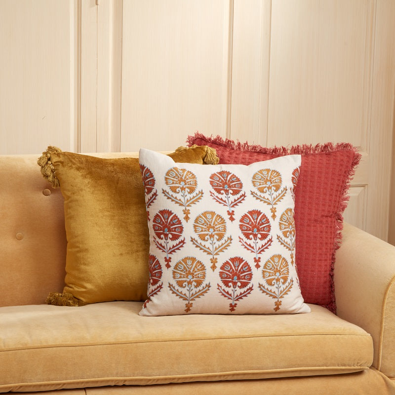 White Lotus Pillow