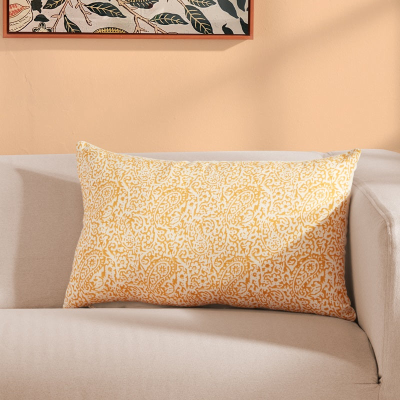 Paisley Block pillow
