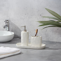 French Impressions 3-Piece Bathroom Accessory Set