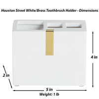 Houston Street Toothbrush Holder