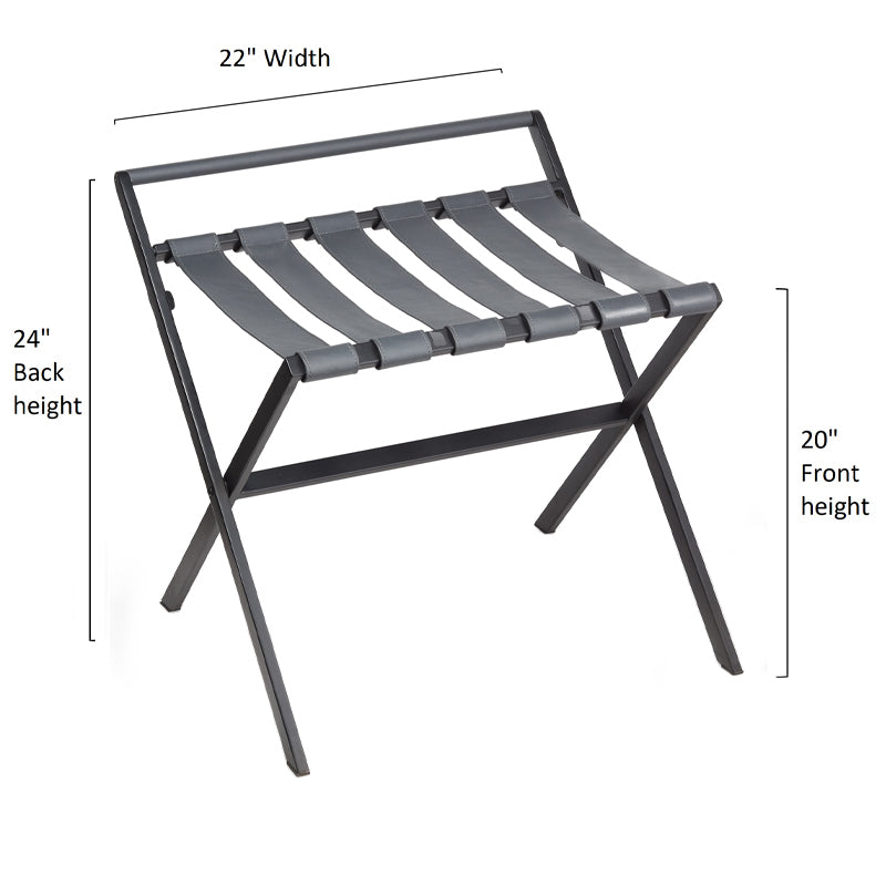 Luggage Rack Black Powder Coated