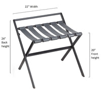 Luggage Rack Black Powder Coated