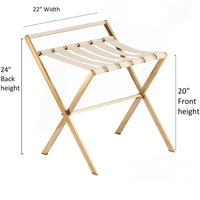 Luggage Rack Gold