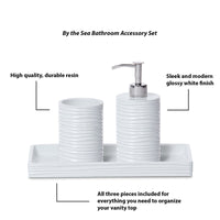 By the Sea 3-Piece Bathroom Accessory Set