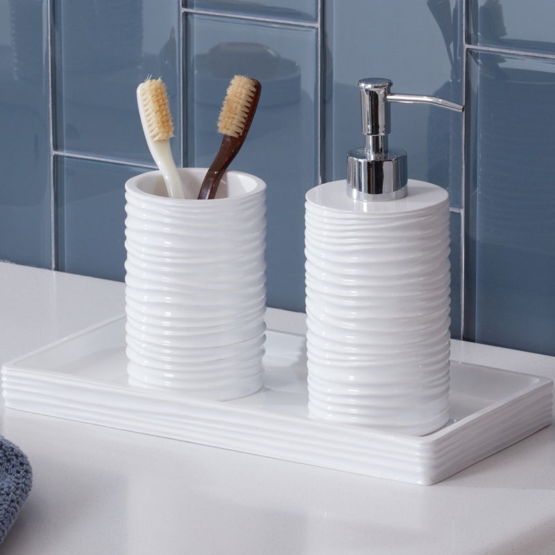 By the Sea 3-Piece Bathroom Accessory Set