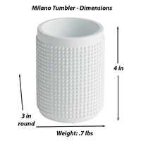 Milano 3-Piece Bathroom Accessory Set