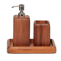 Nature's Home 3-Piece Bathroom Accessory Set