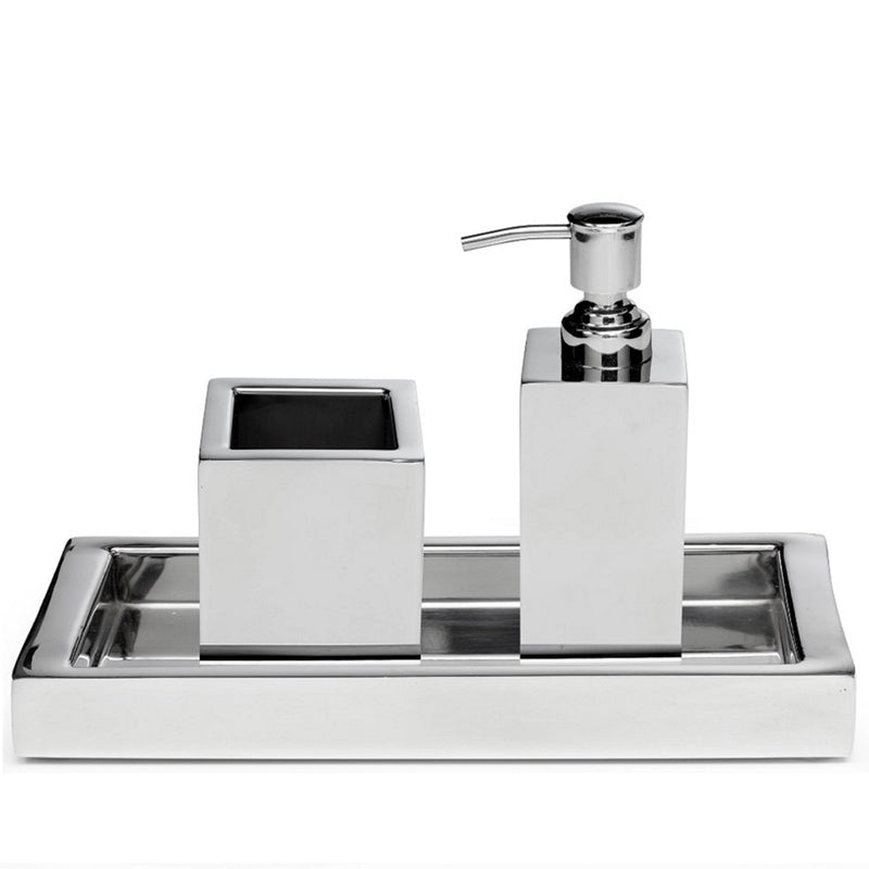 Modern 3-Piece Bathroom Accessory Set