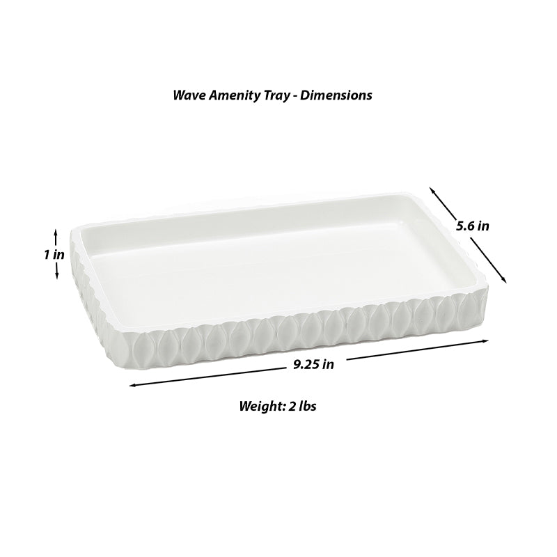Wave Amenity Tray