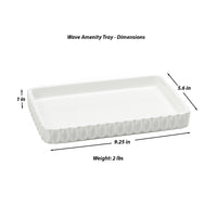 Wave Amenity Tray