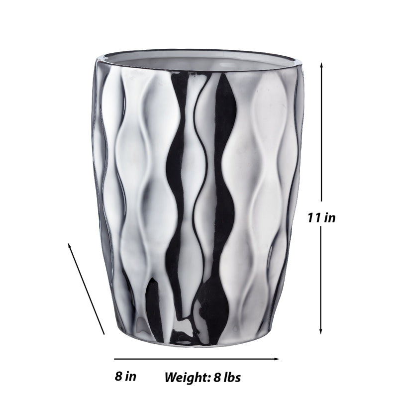 Wave Wastebasket