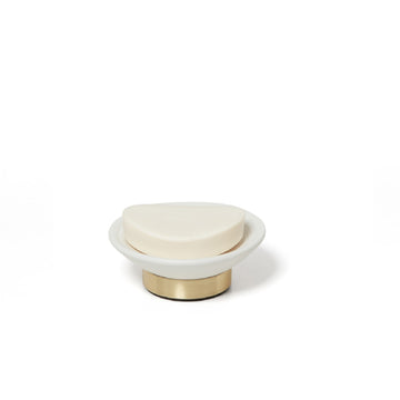 Dubai Soap Dish (brass trim)