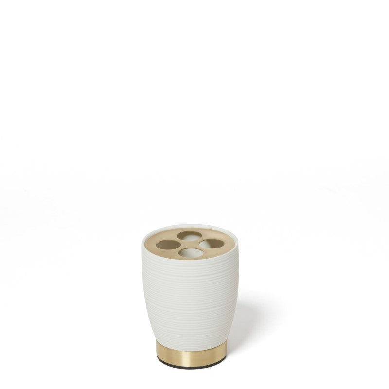 Dubai Toothbrush Holder (brass trim)