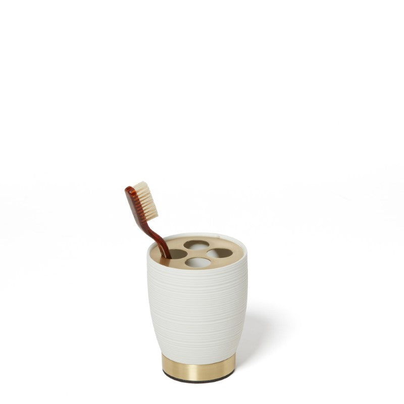 Dubai Toothbrush Holder (brass trim)