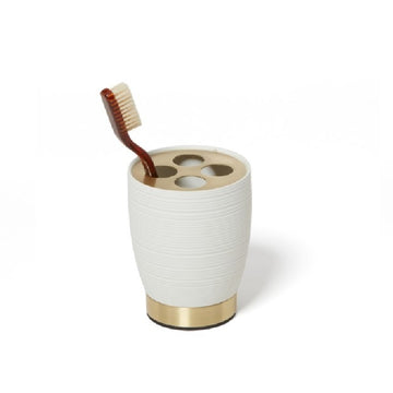 Dubai Toothbrush Holder (brass trim)