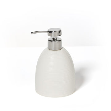 Dubai Ceramic Lotion Pump (shiny stainless steel trim)