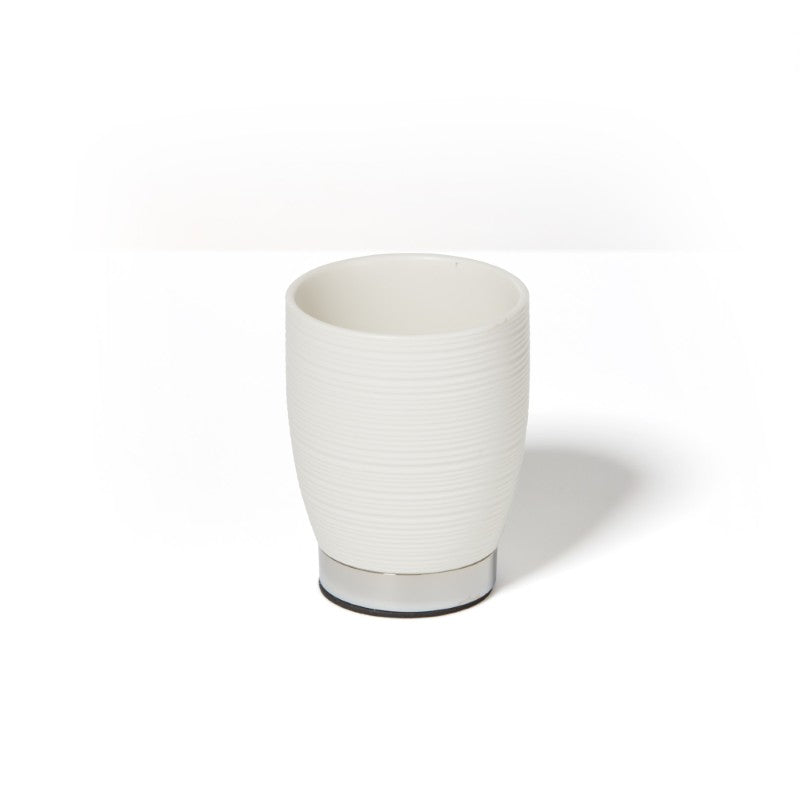 Dubai Ceramic Tumbler (shiny stainless steel trim)