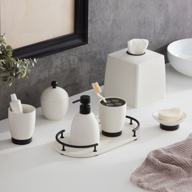 Dubai Soap Dish (black trim)