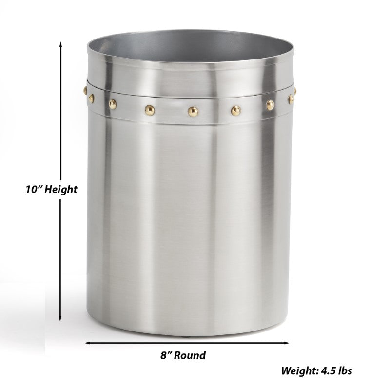 Rivets Wastebasket