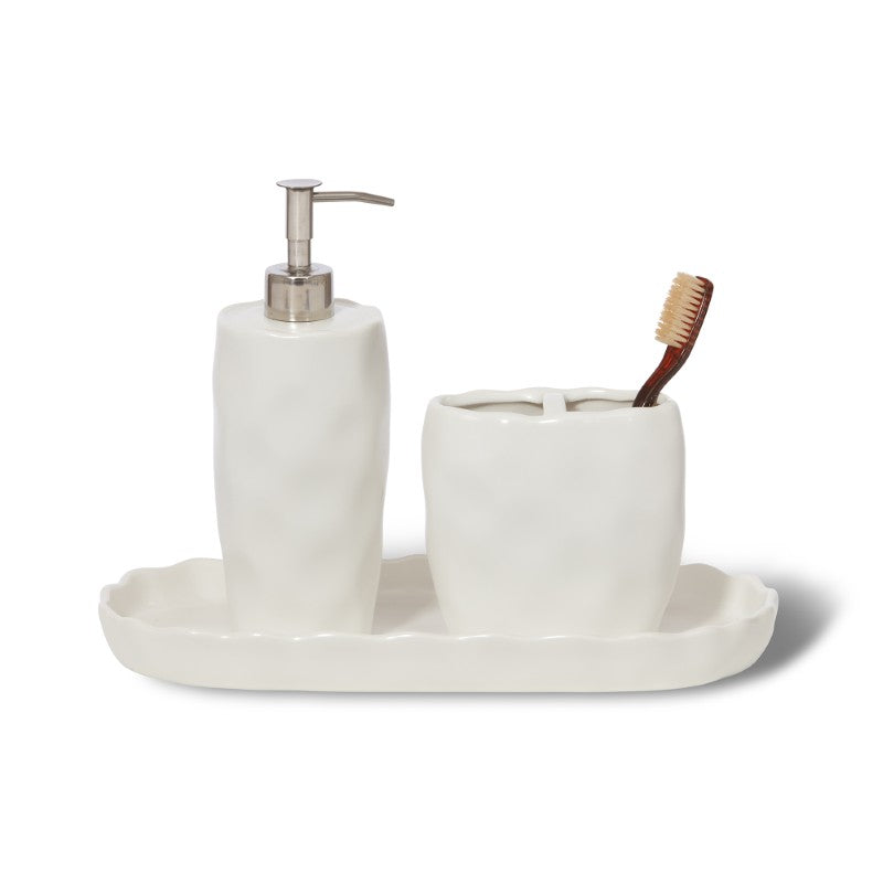 French Impressions 3-Piece Bathroom Accessory Set