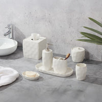 French Impressions 8 pc bathroom accessory set