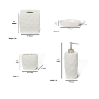 French Impressions 8 pc bathroom accessory set