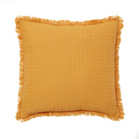 Agra Waffle Sunflower Pillow