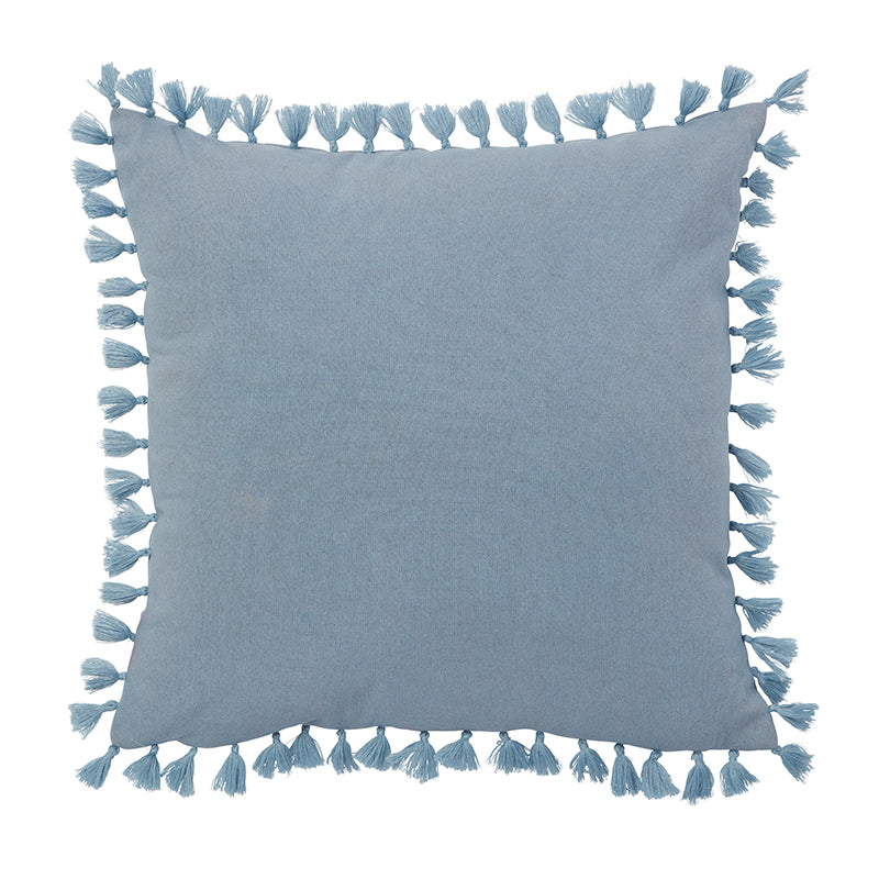 Jaipur Canvas Slate Blue Pillow