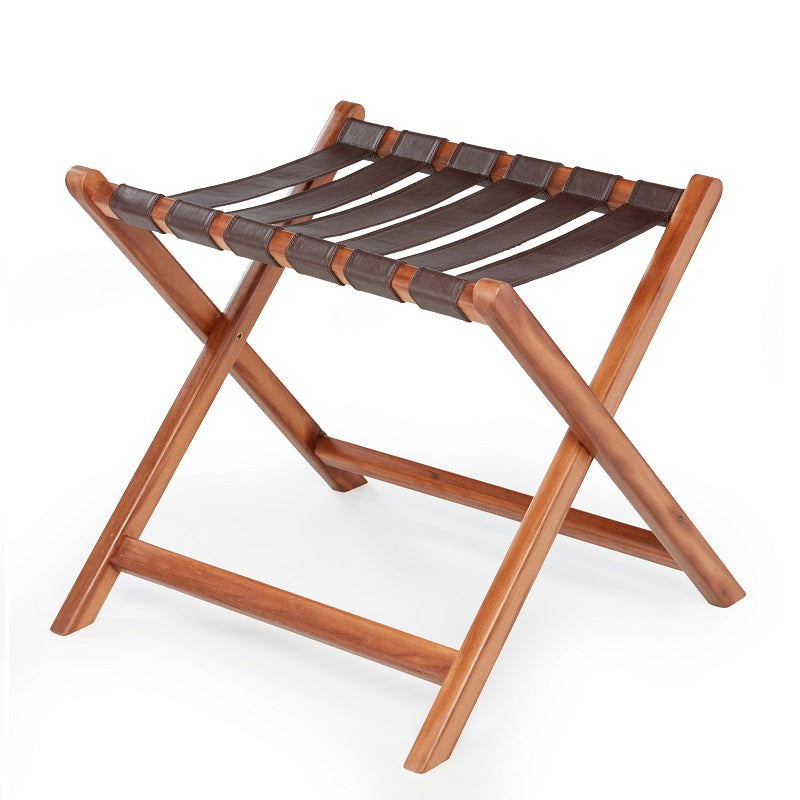 Luggage Rack Wood Roselli Trading